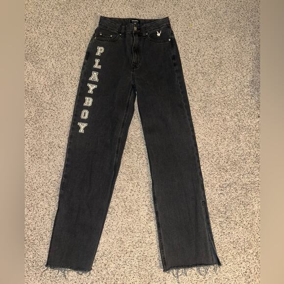 Playboy By PacSun Black Boyfriend Jeans Size 25 - Picture 2 of 11